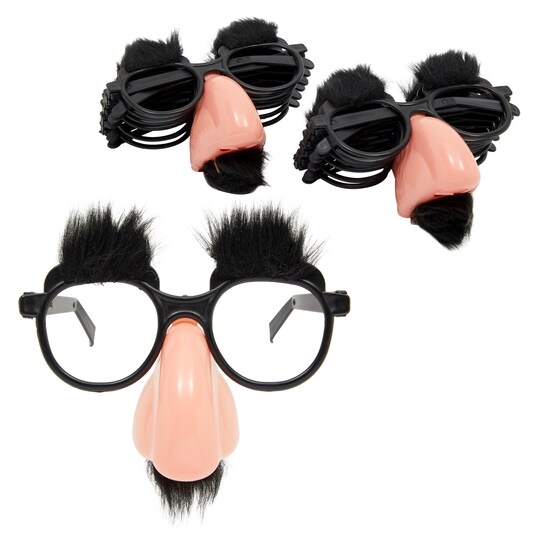 Glasses with mustache and nose and eyebrows cheap